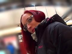 MallCuties - Amateur redhead girl sucking and fucking