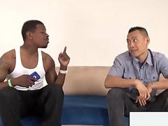 Busty Milf Kelli Gets Both Black And Asian Dick