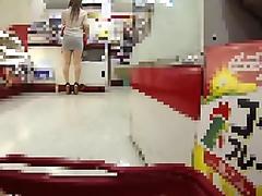 Exotic Japanese girl Megu Hazuki in Best upskirts, outdoor JAV clip