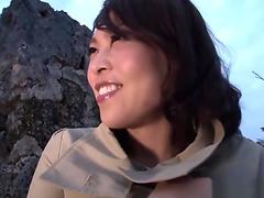 Reiko Nakamori Asian babe enjoys solo exposure